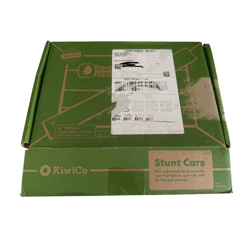 KiwiCo Kiwi Crate Stunt Cars STEM Science Kit Physics Building Toy Project